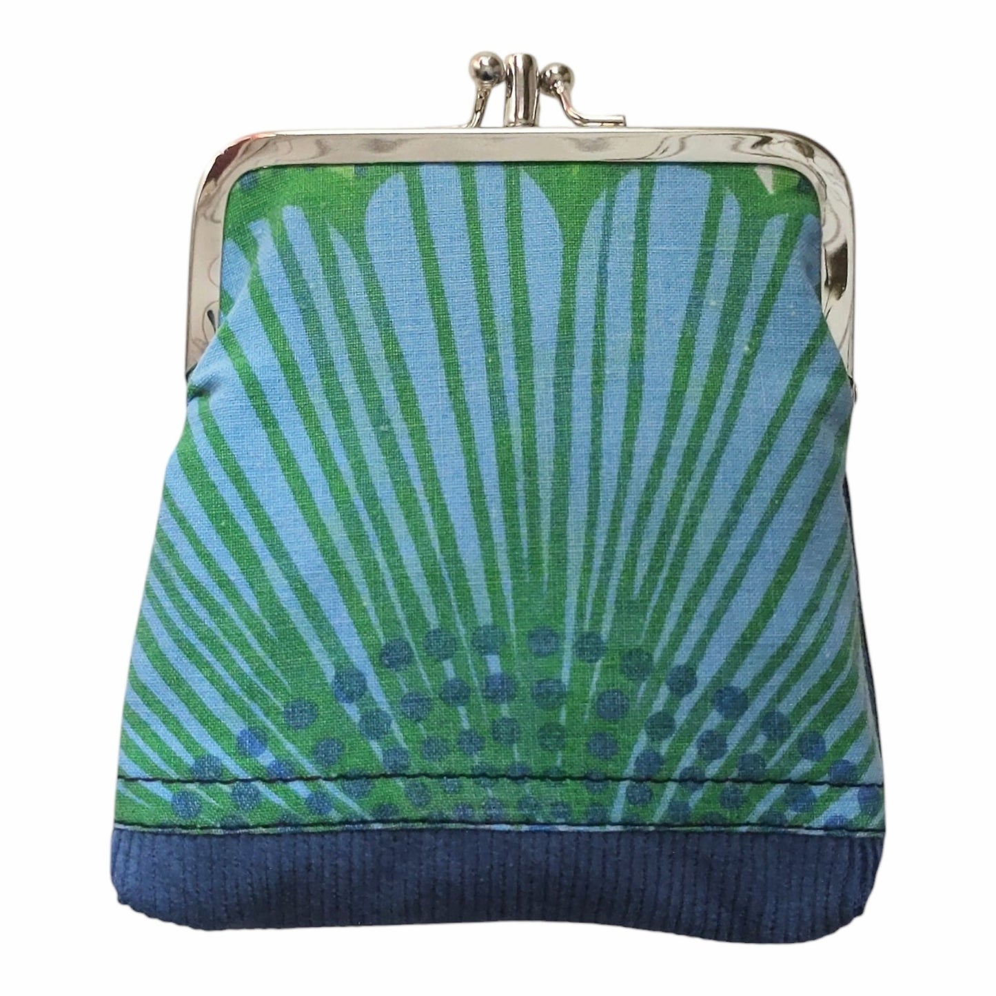 Retro-lompakkokukkaro, kaksilokeroinen malli