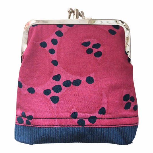 Retro-lompakkokukkaro, kaksilokeroinen malli