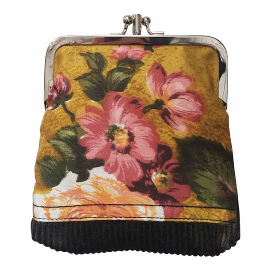 Retro-lompakkokukkaro, kaksilokeroinen malli