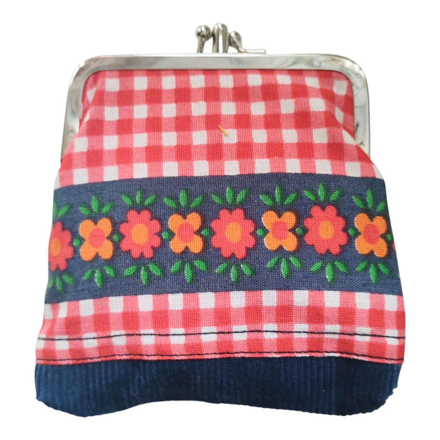 Retro-lompakkokukkaro, kaksilokeroinen malli